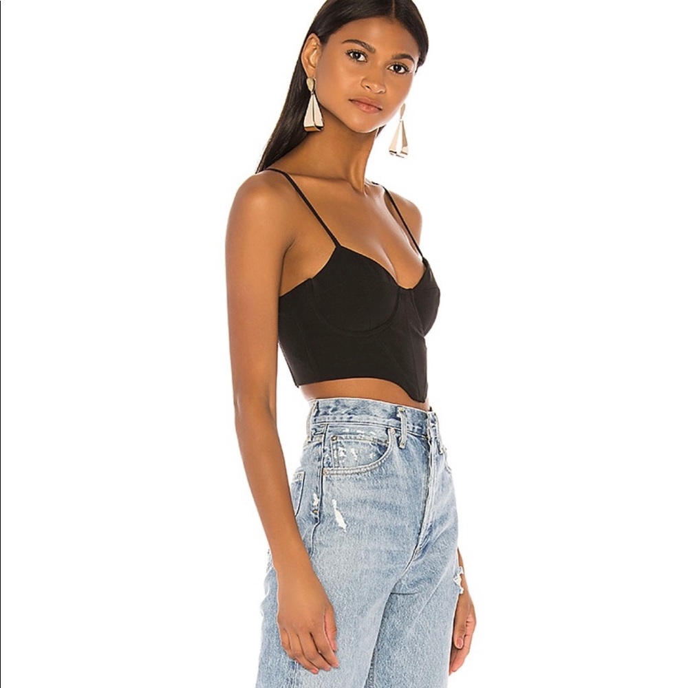 NBD Black Crop Top - Picture 2 of 7